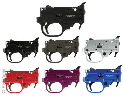 Pike Arms Complete Billet Trigger Assembly for Ruger 10/22 1022 Red 